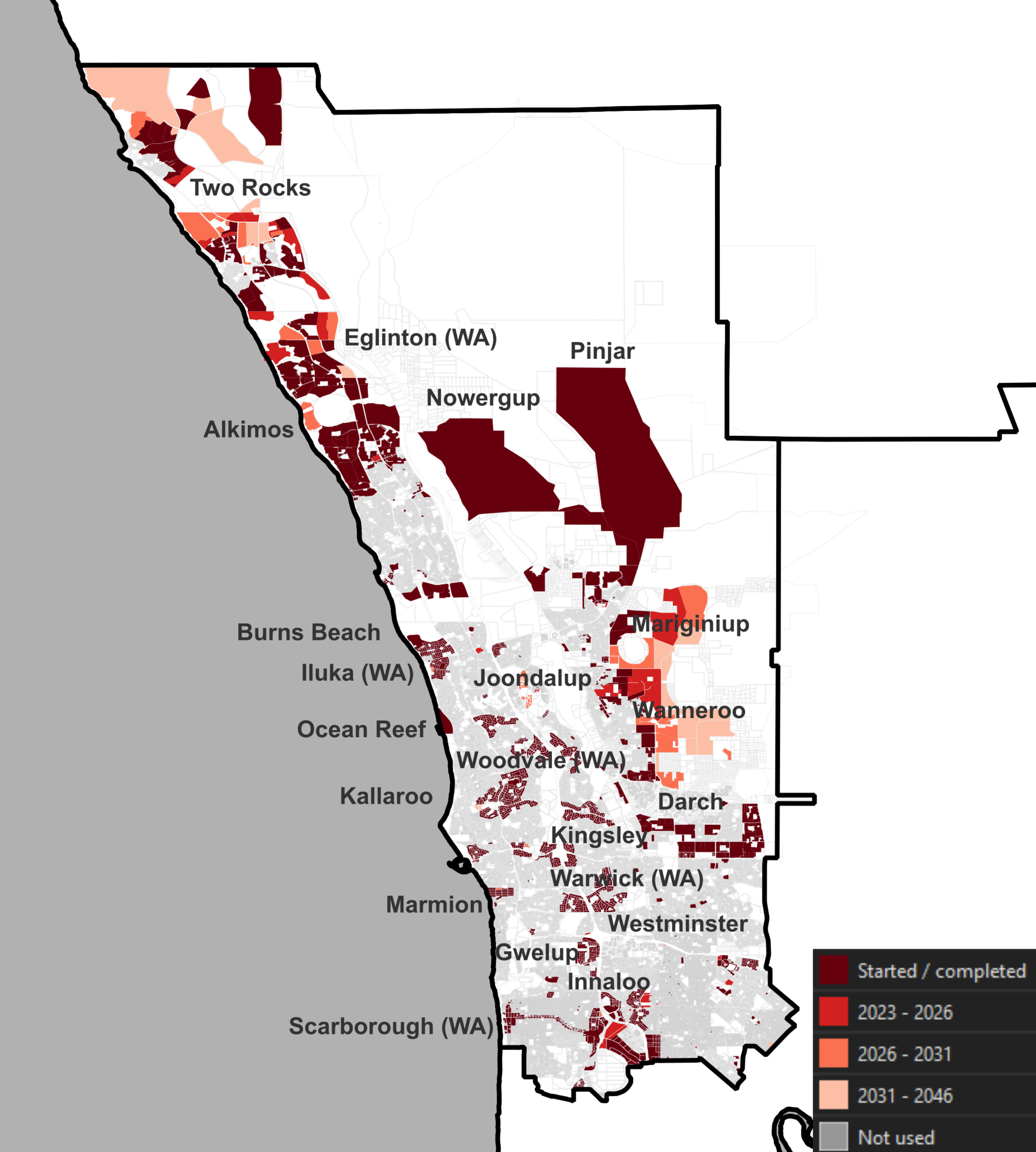 Development map  Perth - North West
